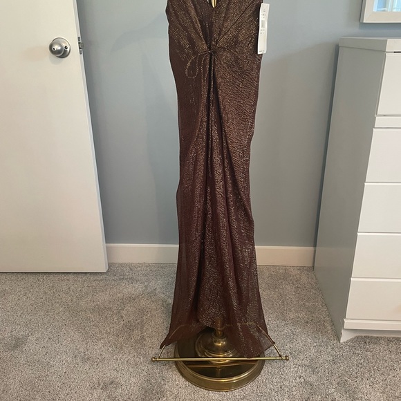 Nicole Miller size 10 silk high low cocktail dress - Picture 7 of 12
